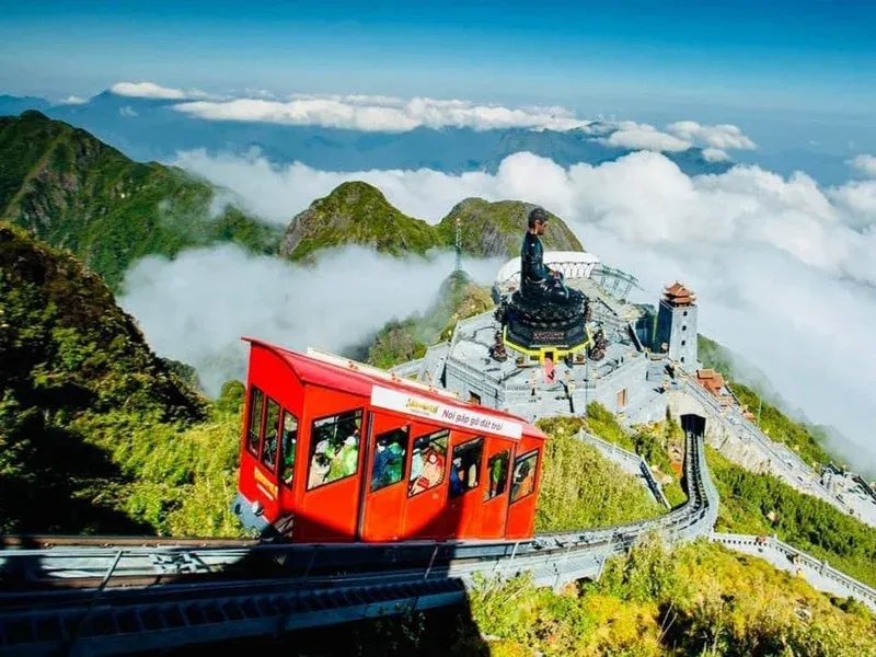 Fansipan Mountain in Sapa, Vietnam