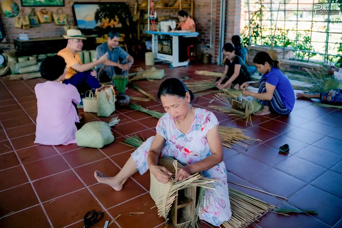 Đan sản phẩm đệm bàng Phò Trạch