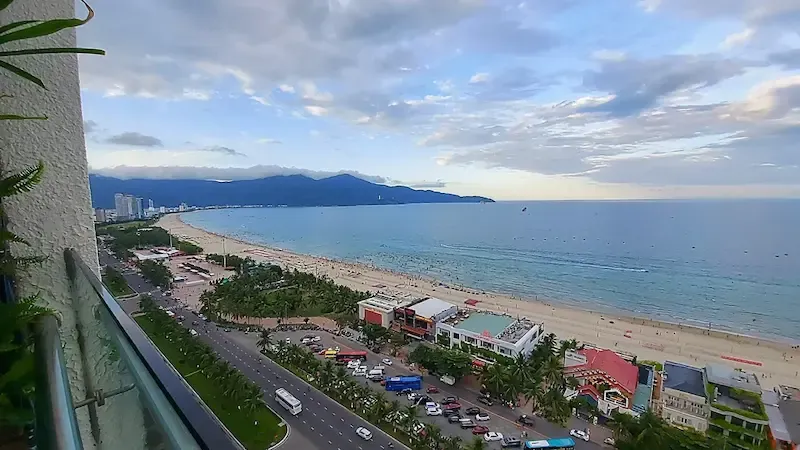 a View From a Beach Facing Hotel in Da Nang