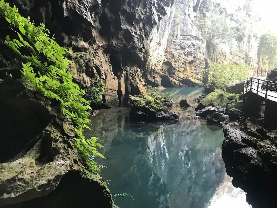 Dark Cave Hang Toi Entrance Phong Nha Ke Bang National Park