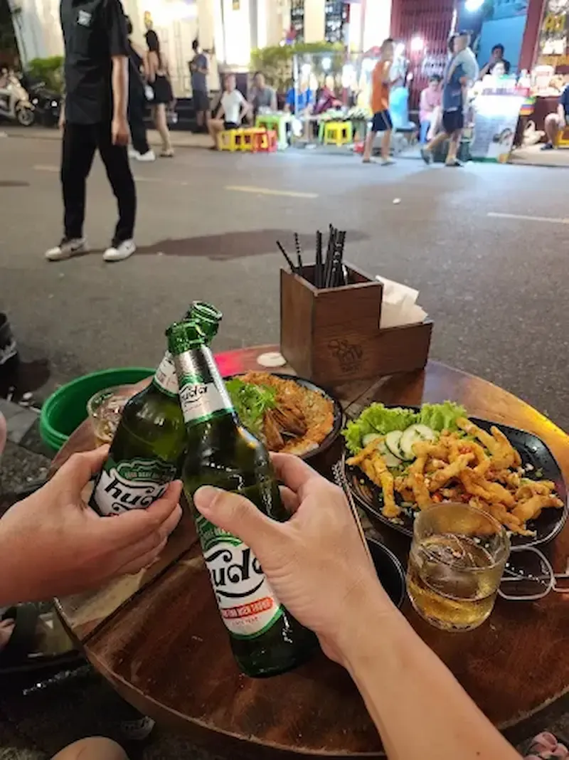 Huda Beer Is Quite Popular in Hue and Is Light Enough to Just Enjoy the Evening