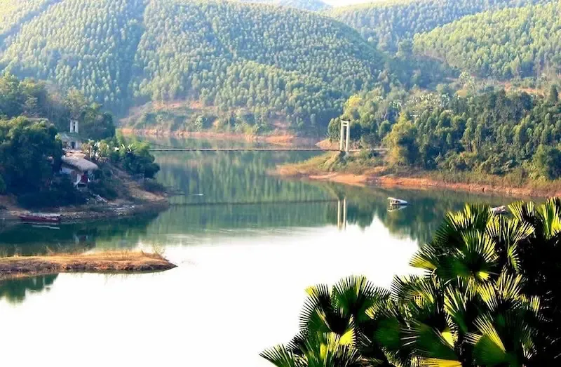 Thac Ba Lake in Yen Bai Province of Vietnam