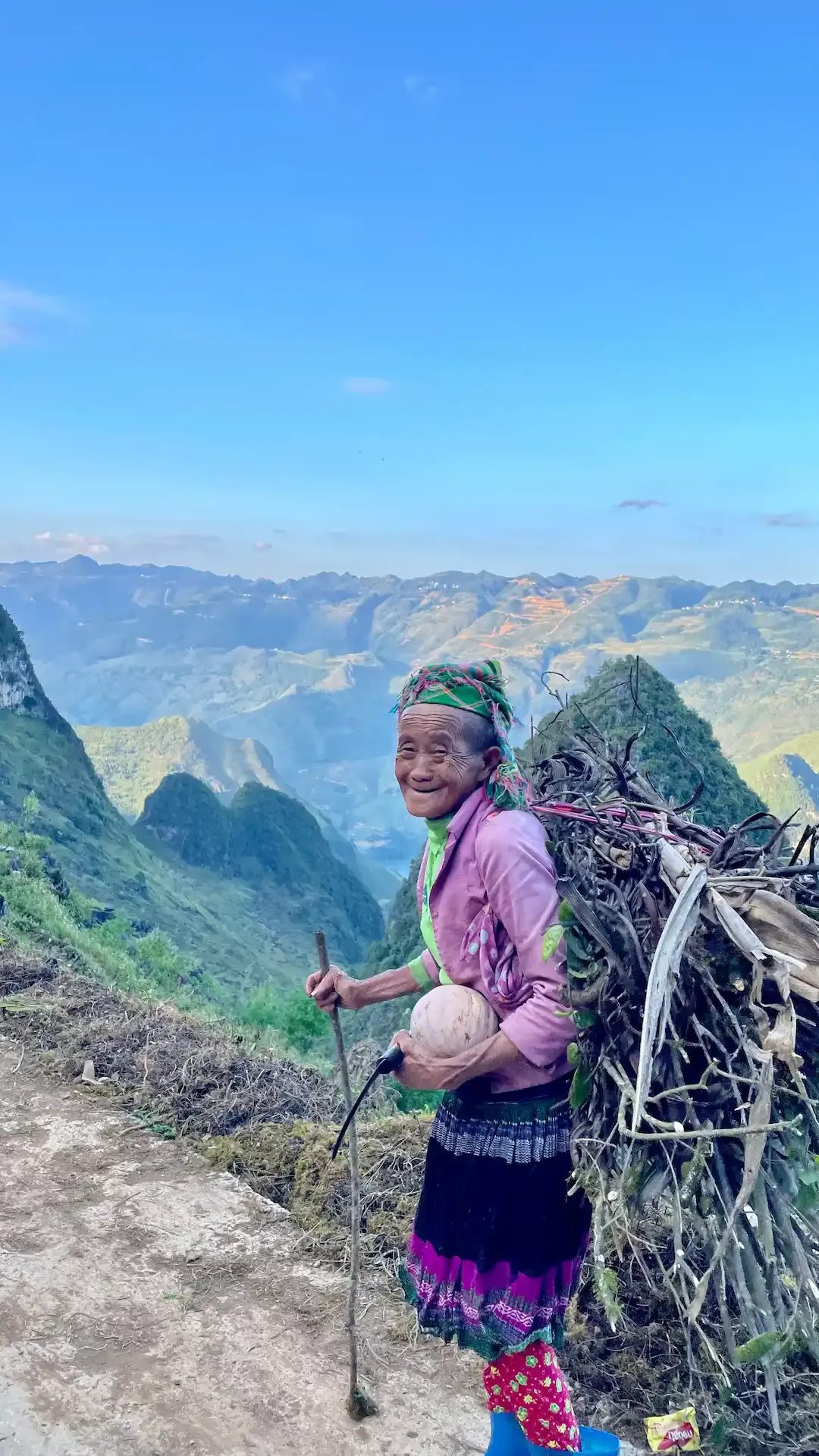 An old lady we met in a village during our Ha Giang Loop trip
