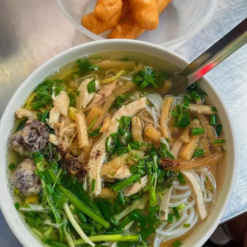 the Famous Pho Chua Soup Served in Vietnam