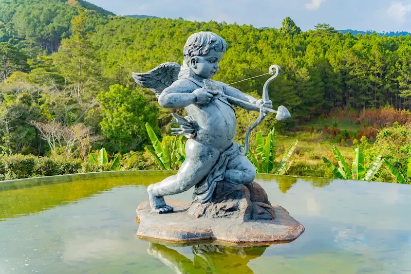 4. Cupid Sculture Is Quite Aesthetic Too in Dalat Clat Tunnel
