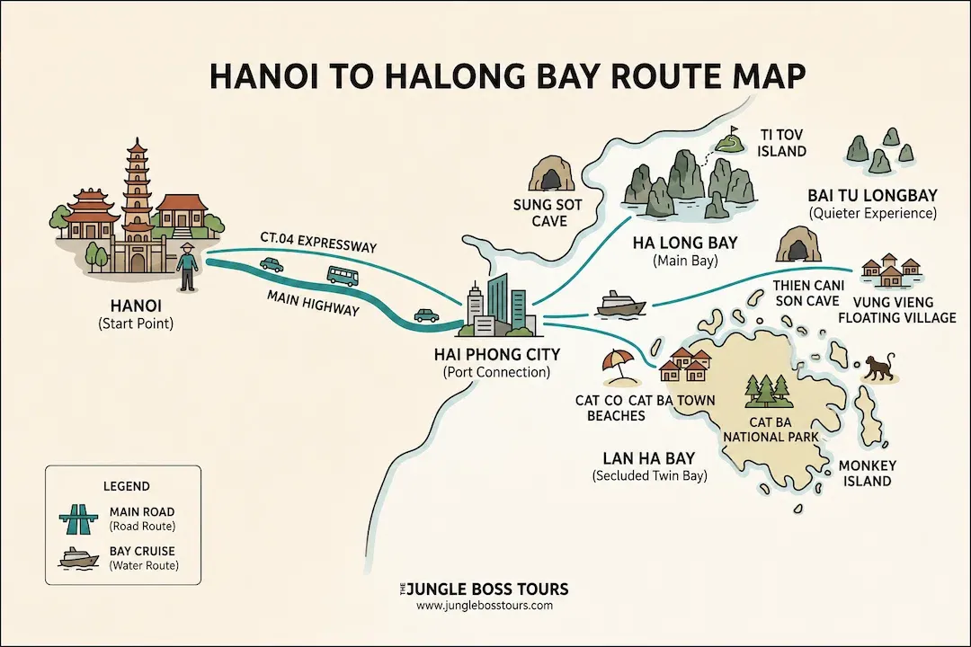 de hanoi a halong bay en 2026 2027 guide transport