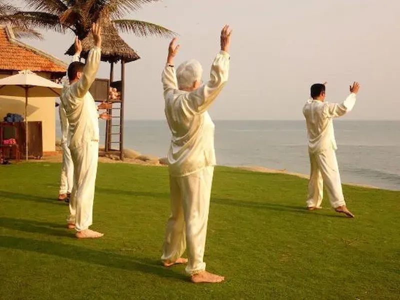 Tai Chi by the Beach in Hoi An