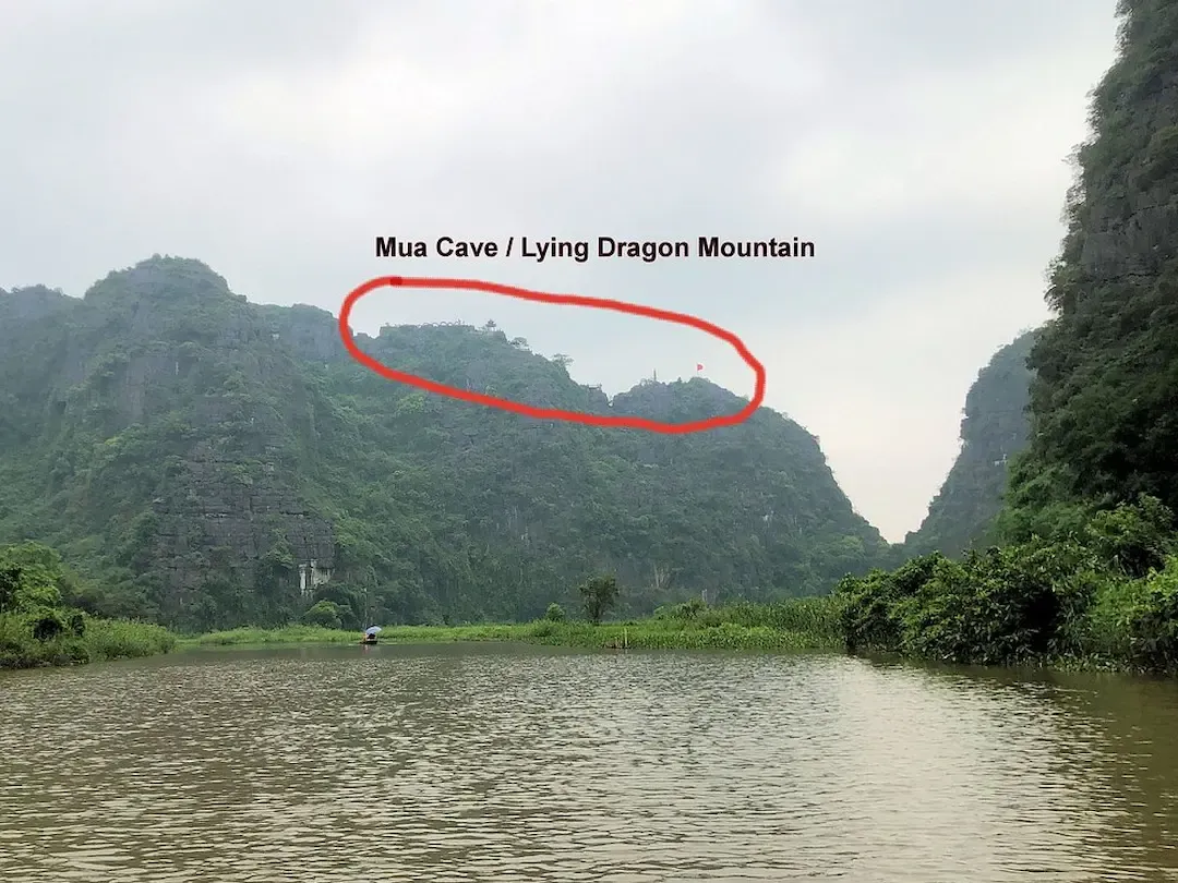 Mua Cave View From Pov of a Boat in Tam Coc (ninh Binh)