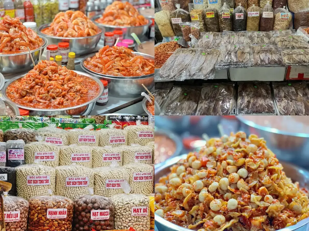 Các đặc sản tại chợ Đông Ba