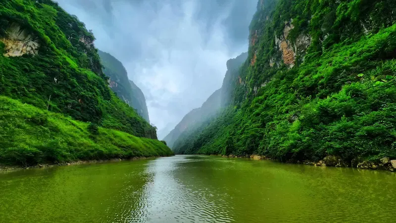 the Beautul River of Dong Van, Vietnam Which Is Part of Ha Giang Loop