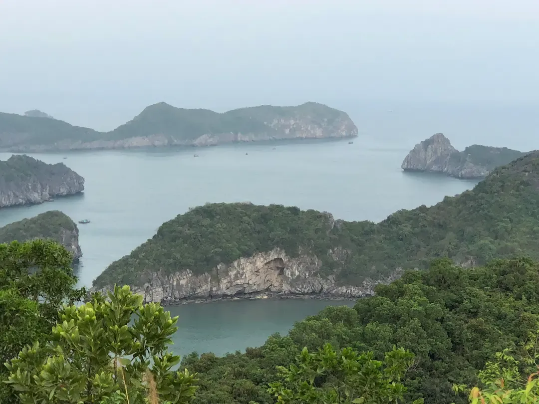 Pretty View From a Spot on Cat Ba Island, Vietnam