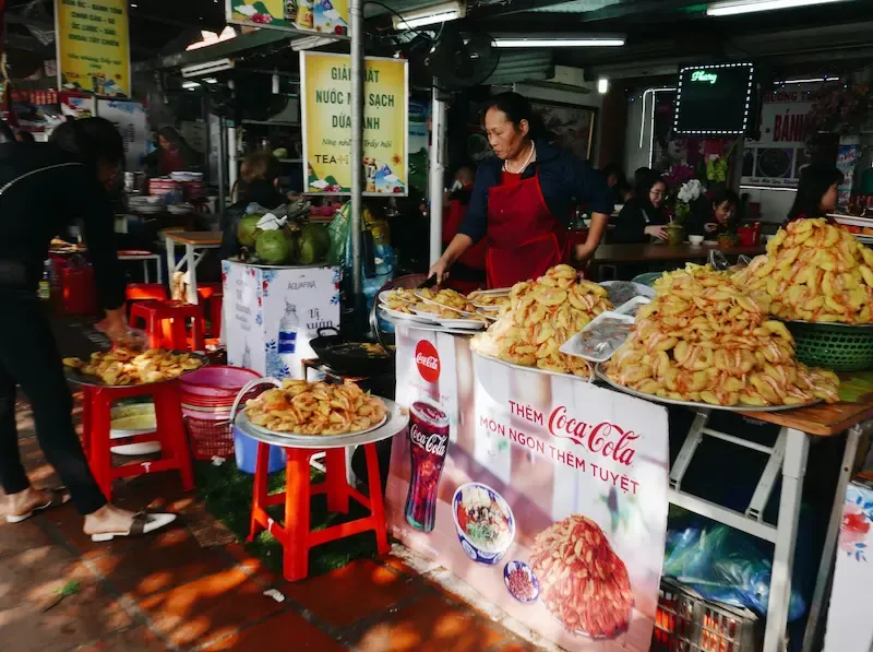 4. Tons of Street Food Options Near the Flower Market in Ho Chi Minh City