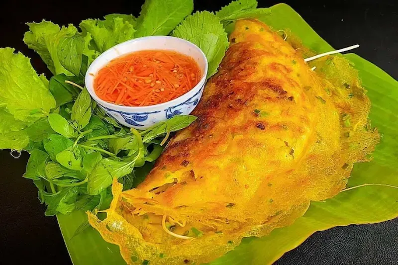 Banh Xeo Chay Is a Popular Dish in Vietnam