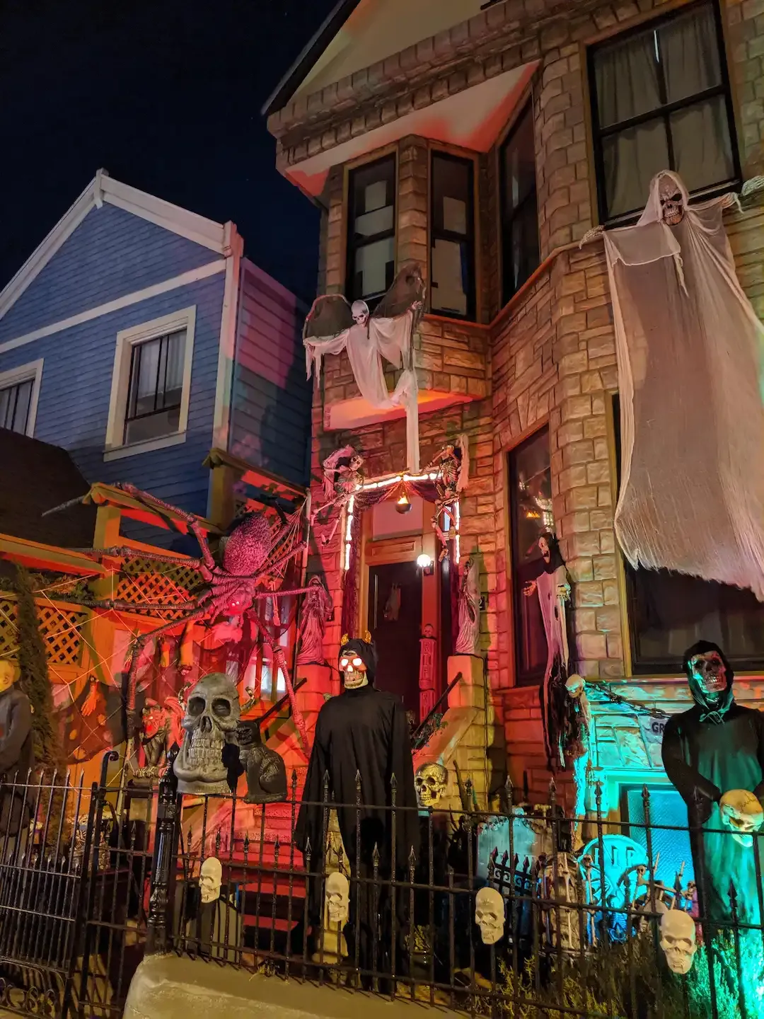 This Spooky Street Decor During Halloween Is Super Creative
