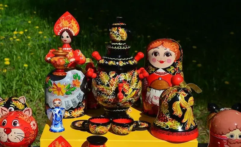 Matryoshka Souvenirs Can Be Bought From the Russian Market in Hcm