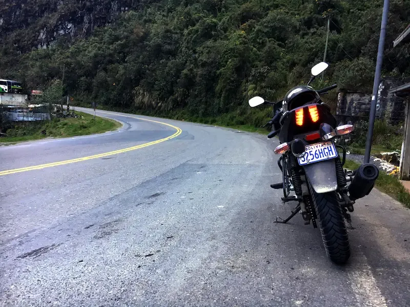 Motorbike on the street