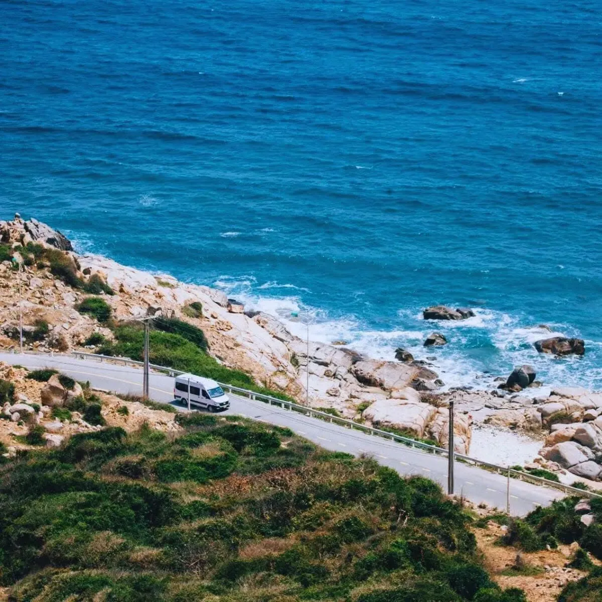 cung đường biển đẹp ở vịnh vĩnh hy