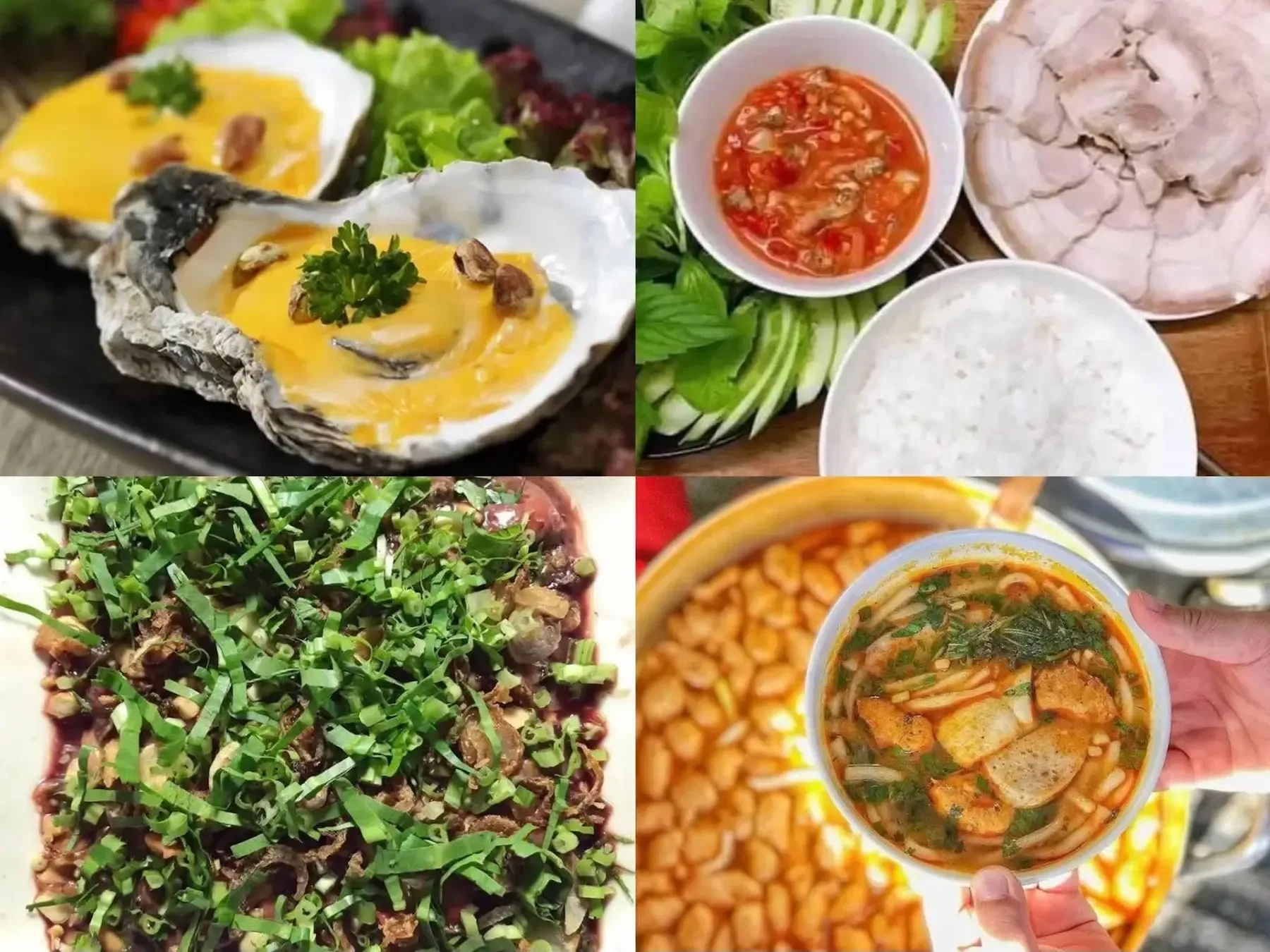Món ăn tại Vịnh Lăng Cô