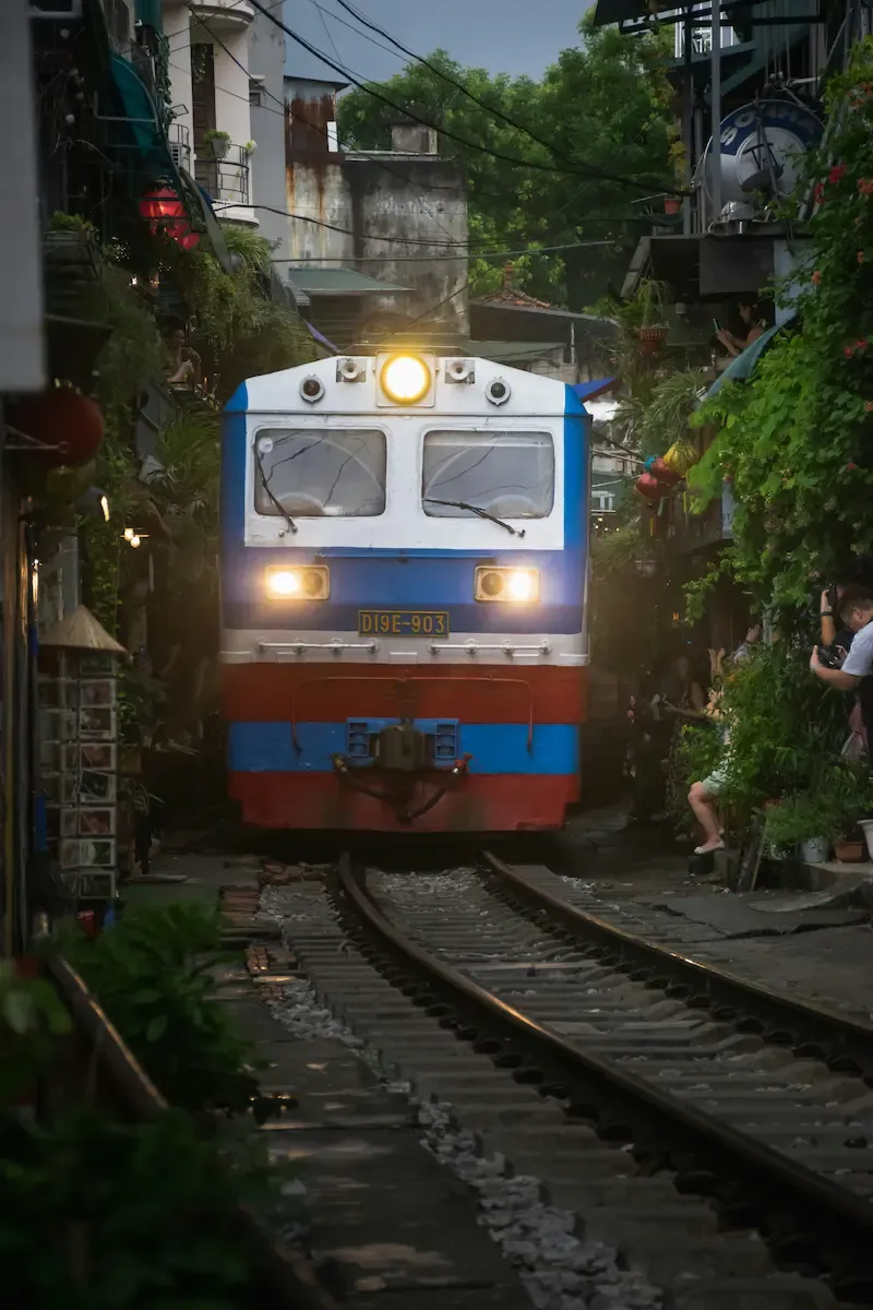 2.the Famous Hanoi Train Street
