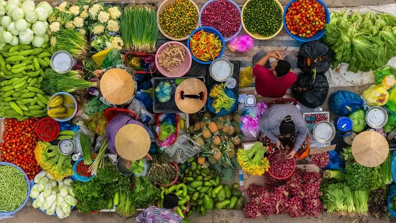 8. the Famous Floating Markets of Mekong Delta in Vietnam