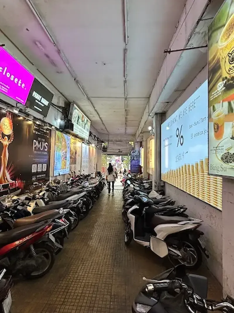 Bike Parking of Cafe Apartment