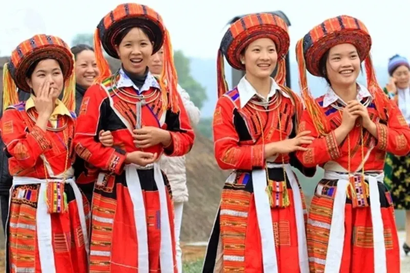 Cultural Dance Event Oraganised by Locals in Sapa Town, Vietnam
