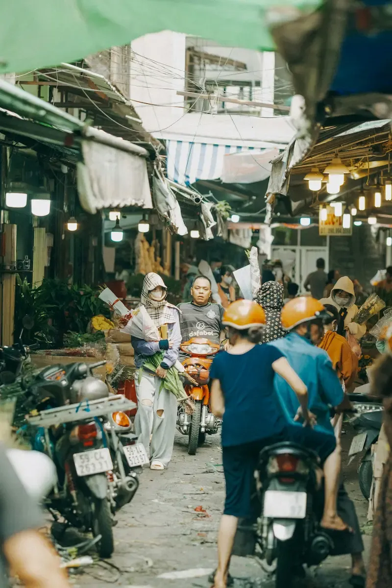 5. a Local Fresh Produce Market in Ho Chi Minh City