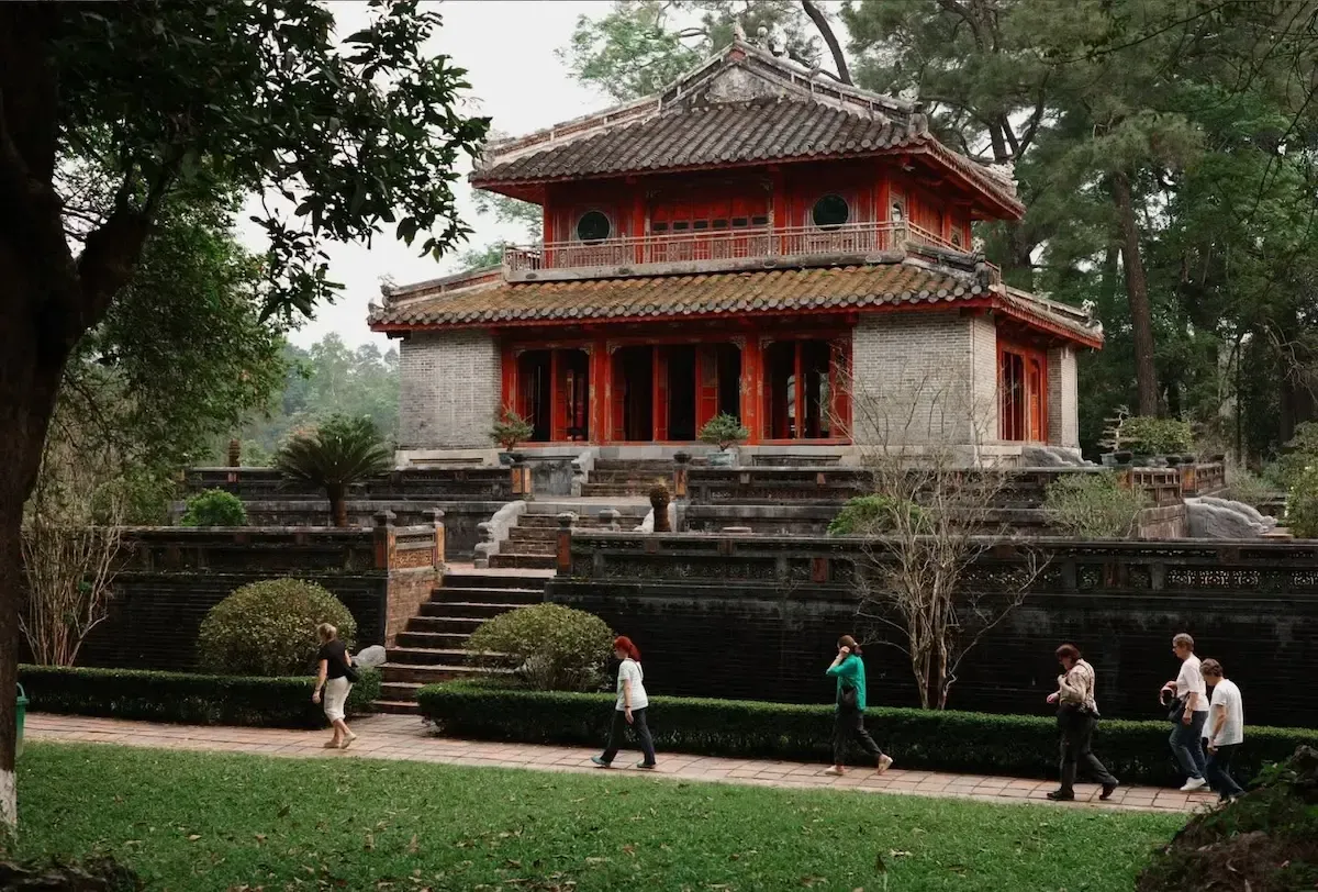Lầu Minh Lâu ở lăng Minh Mạng