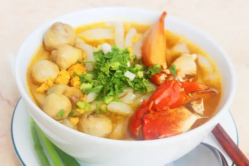 6. Banh Canh Is a Thick Noodle Soup Which Can Include Pork or Crab