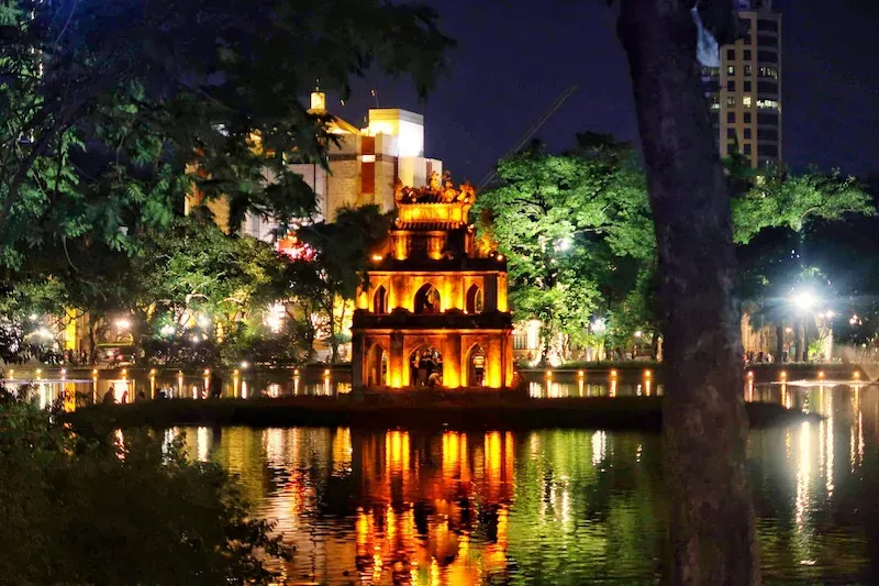 Hoan Kiem Lake in Hanoi