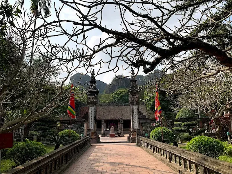 Dinh Tien Hoang Temple Three Entrance Archways Three Chamber Design Traditional Vietnamese Ceremonial Architecture Hoa Lu 10th Century Buddhist Worship Site Ninh Binh