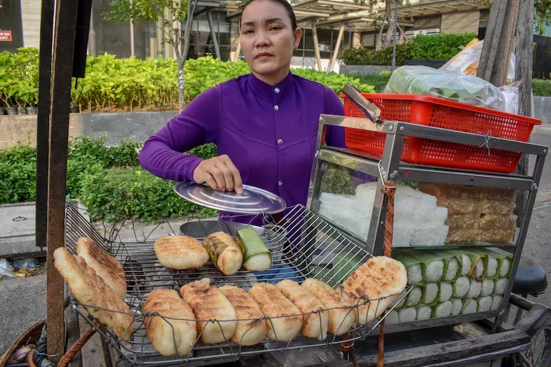 Vegetarian Food Stall in Ba Chieu Market