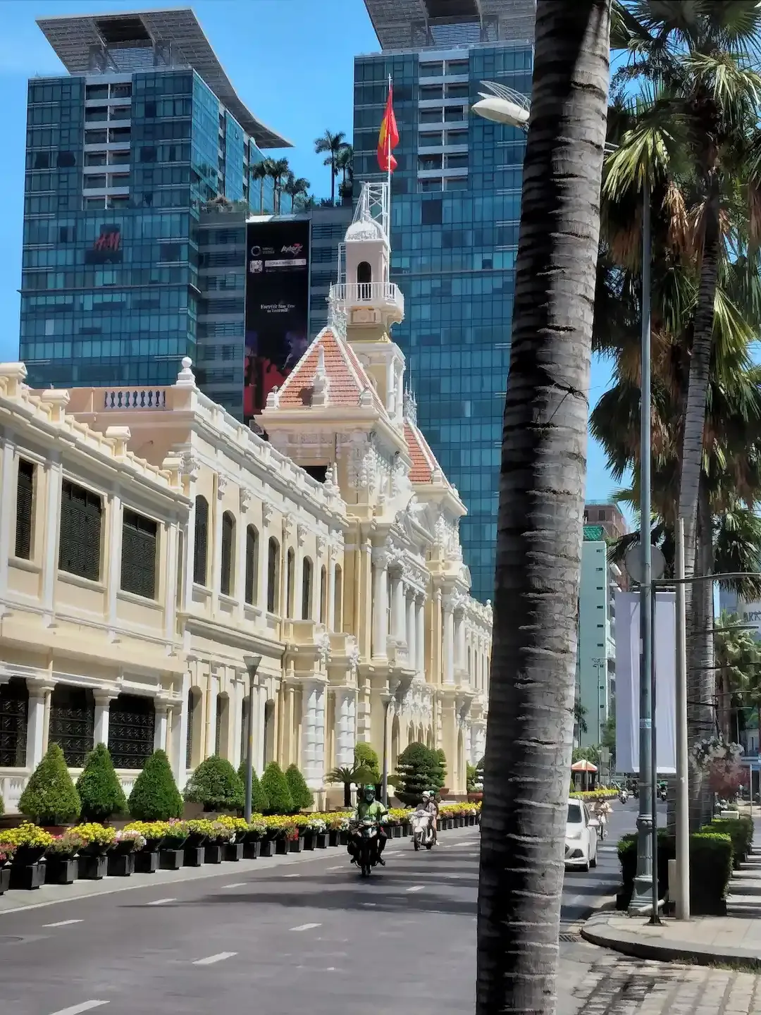 French Architecture of District 1 in Saigon Is Still Clearly Visible