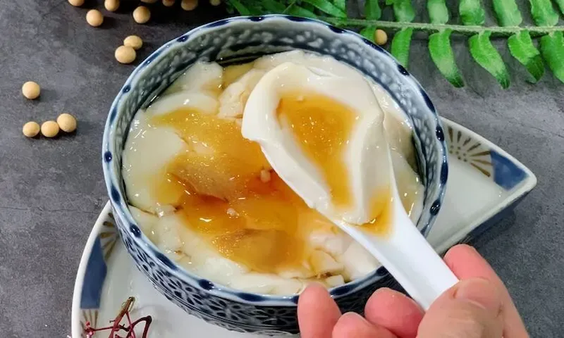 Tao Pho or Tofu Pudding in English Is a Must Try Dish in Nortern Vietnam