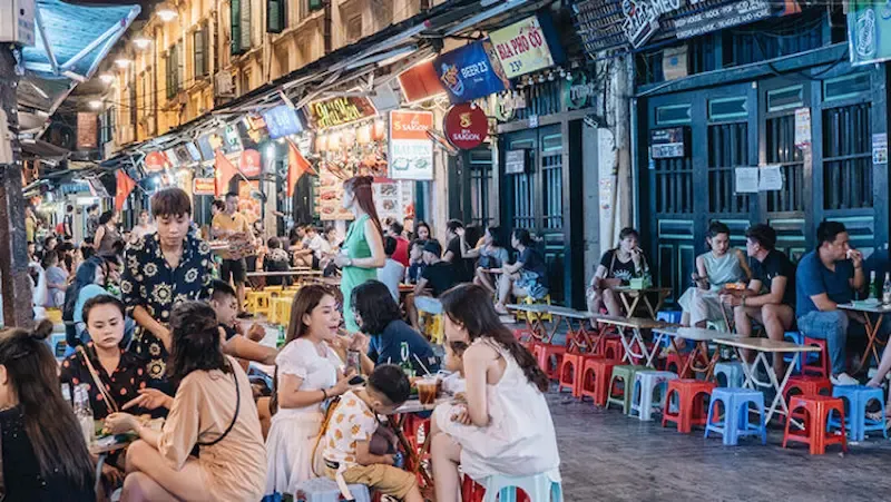  Ta Hien Street Is Called Beer Street in Hanoi