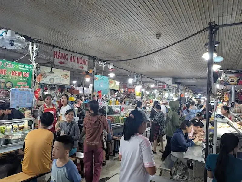 the Market Is Fairly Busy Once You Get Inside