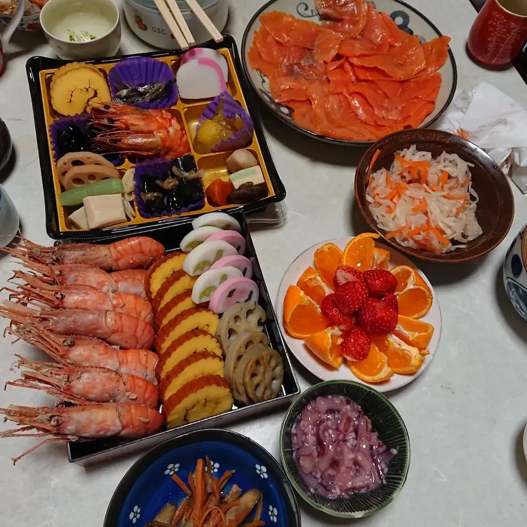Full Platter of Japanese Food Served in the Japan Town of Saigon