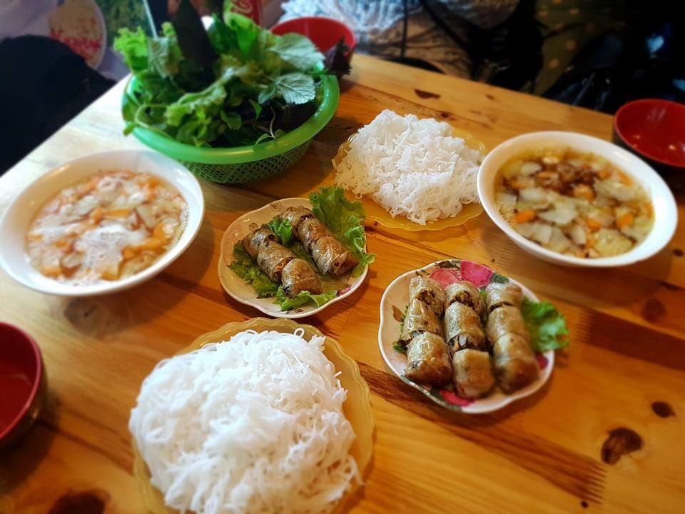 Bun Cha Street Food in Hanoi