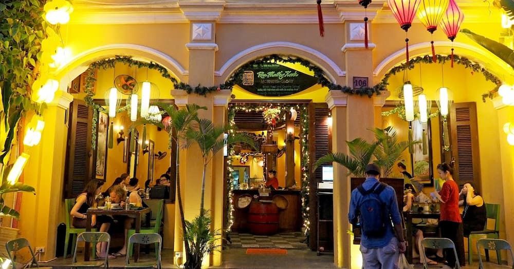 Morning Glory Restaurant Entrance in Hoi An