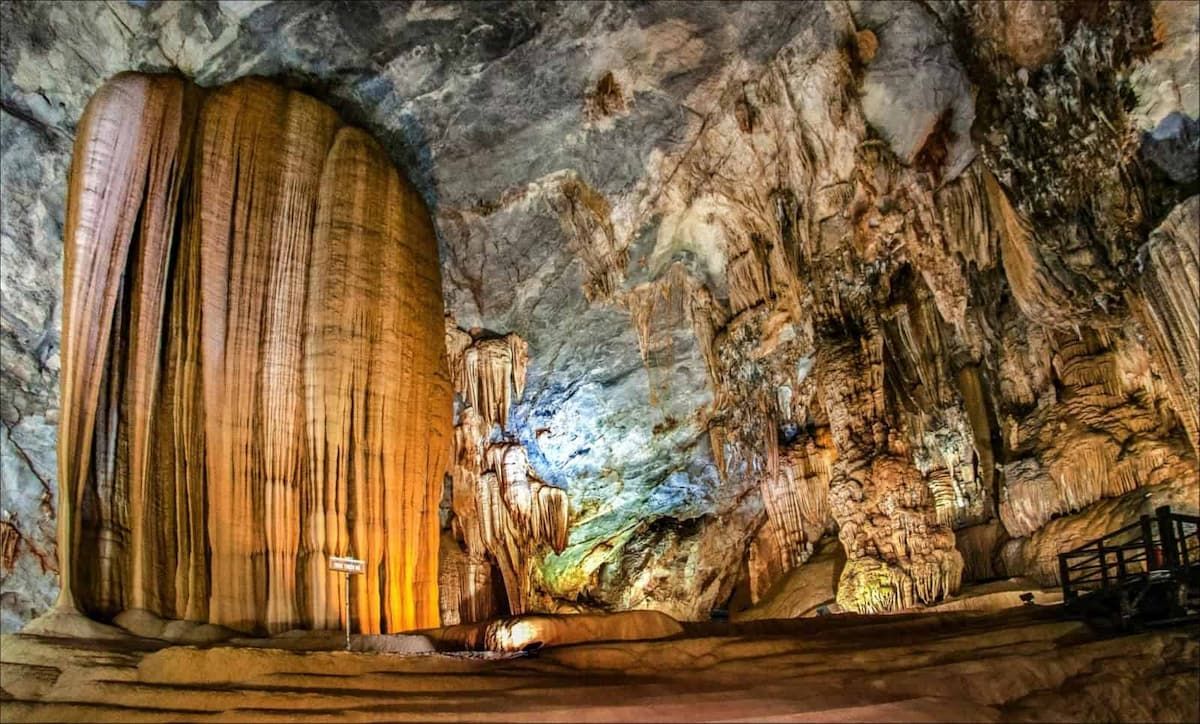 3. Giant Stalagmite Inside Paradise Cave in Phong Nha