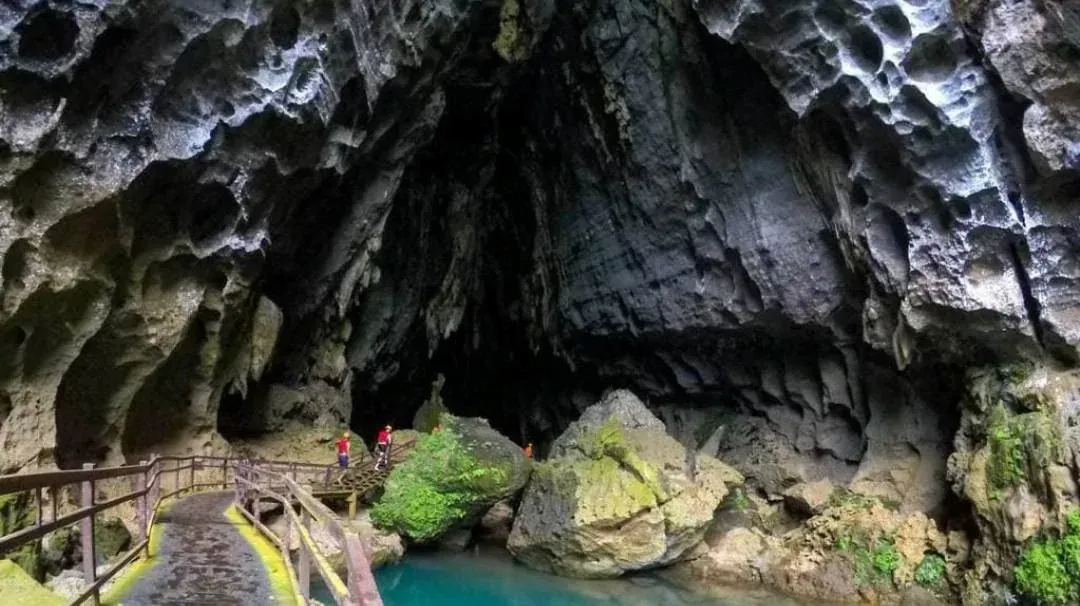 Stairs Leading to the Phong Nha Dark Cave