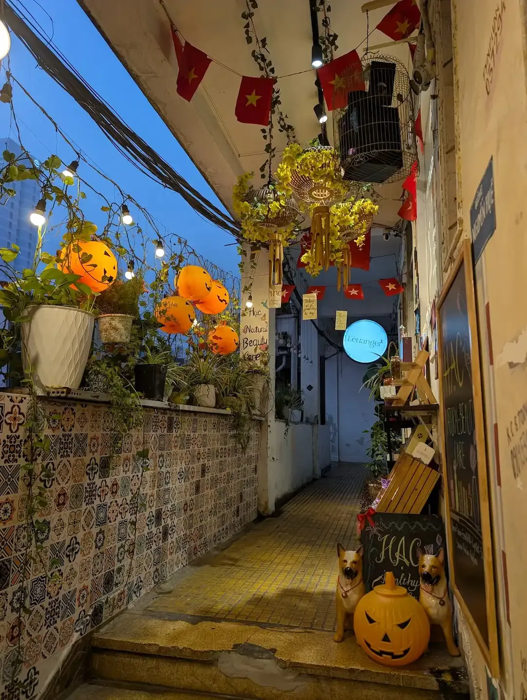 Cafe Apartment Building Stairwell