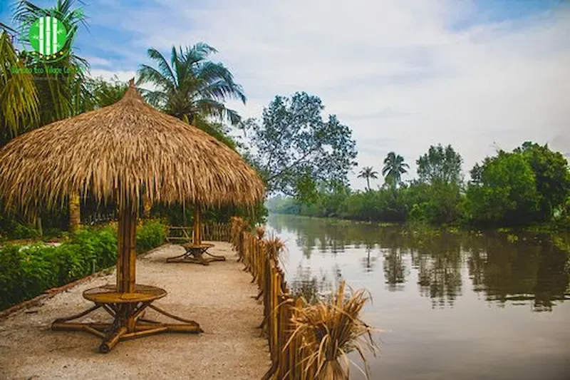 a Bamboo Village Style Resort in Vietnam