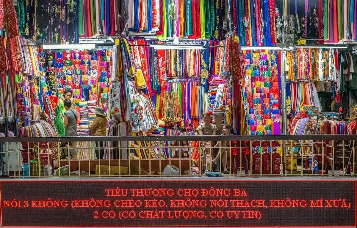 Tầng 2 chợ Đông Ba Huế