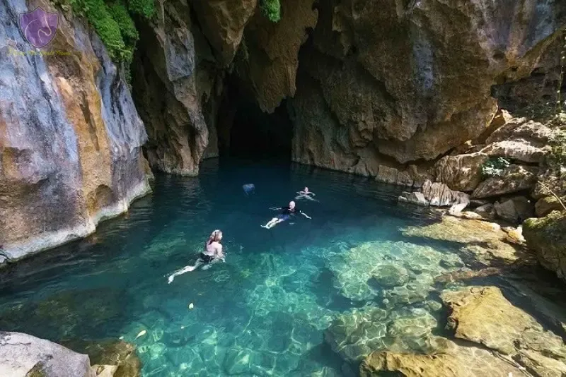Swimming Inside Tra Ang Cave in Phong Nha