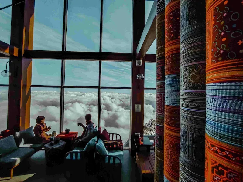 an Insane View From Cafe Du Soleil on Fanispan Mountain