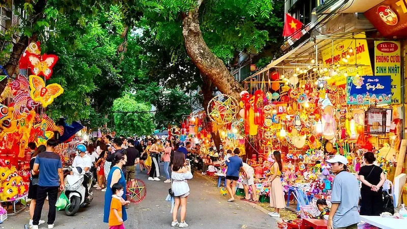 Hanoi During Mid Autumn Festival of Vietnam