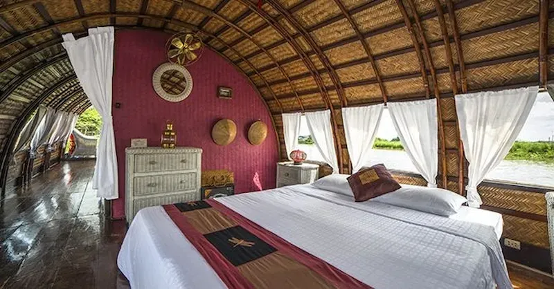 Song Xanh Private Sampan Boat in Mekong Delta for Luxury Tourists