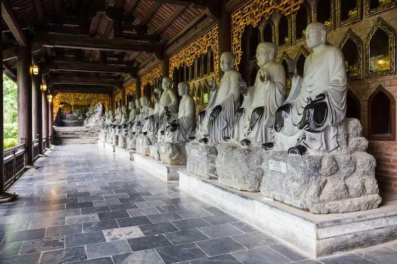 4. Arhat Corridor in Bai Dinh Pagoda
