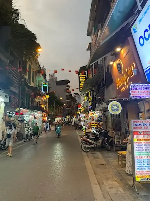 Walking Street of Hanoi Old Quarter
